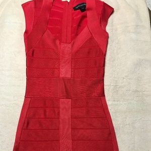 French Connection Red Bodycon Bandage Dress